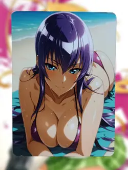 Saeko Busujima Highschool Of The Dead Anime Waifu Sexy Goddess Doujin Lewd Card - Image 1