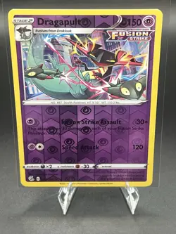 REVERSE HOLO Dragapult 130/264 - 2021 Pokemon Fusion Strike Rare Pokemon TCG - Image 1