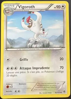 Carte Pokemon VIGOROTH 82 /111 - Image 1