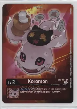 2021 Digimon Card Game - X Record Koromon (Box Topper) #BT9-001 12gr - Image 4