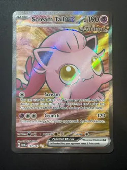Scream Tail ex 197/167 - Full Art Rare Foil Twilight Masquerade Pokemon TCG - NM - Image 1