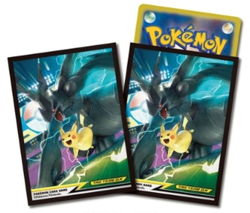 Pikachu & Zekrom TAG TEAM GX 64 Sleeves Japanese Pokemon Center Sealed New Rare - Image 4