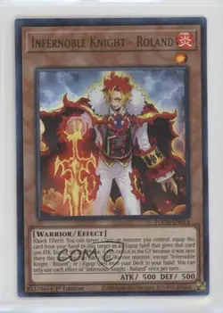 Infernoble Knight - Roland 1st Ed. YuGiOh Toon Chaos #TOCH-EN014 00jz - Image 1