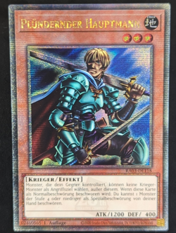 Plundernder Hauptmann RA03-DE118 Quarter SCR DE NM YUGIOH - Image 1