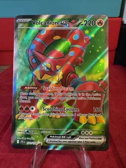 Volcanion ex 171/159 Journey Together Ultra Rare Full Art Pokemon Card 44 - Image 1