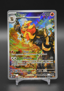 Pokemon TCG Pyroar Illustration Rare Holo Card 200/193 Sv02: Paldea Evolved - Image 1