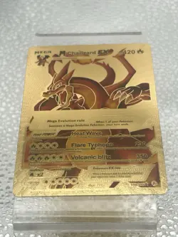Gold Foil Fan Art Display Card Collection Ultimate Charizard Vmax NM/M - Image 1