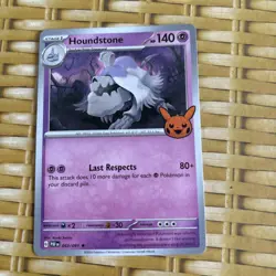 043/091 Houndstone : Rare Card : Trick or Trade 2024 : Pokemon TCG - Image 1