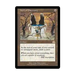 WOTC MtG Prophecy Well of Discovery (R) (Foil) EX - Image 1