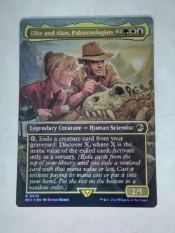 MTG Ellie and Alan, Paleontologists FOIL - REX / 0010 - - Image 1