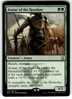 Avatar of the Resolute Dragons of Tarkir Regular MTG - Image 1