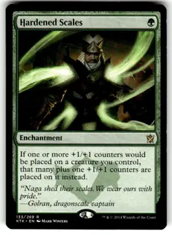 Hardened Scales Khans of Tarkir Regular MTG NM - Image 1