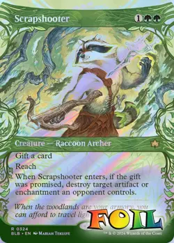 Scrapshooter (Showcase) 0324 MTG Bloomburrow Rare NP Foil - Image 1