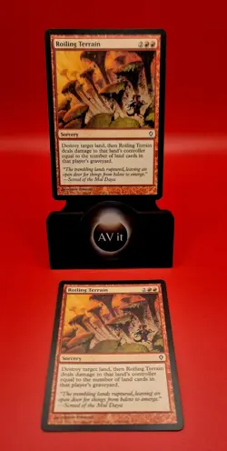 MTG - Roiling Terrain - Worldwake - x2 Cards - Image 1