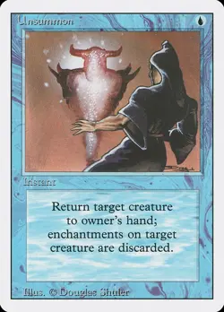 MTG - Unsummon - Revised Edition - X1 - (LP) - - Image 1