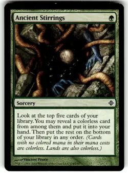 Ancient Stirrings Rise of the Eldrazi Regular MTG NM - Image 1