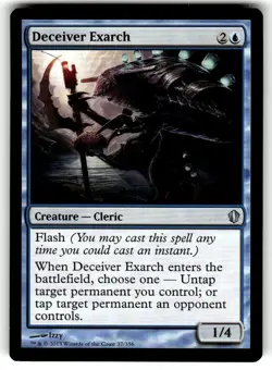 Deceiver Exarch New Phyrexia/Commander Regular MTG NM - Image 1