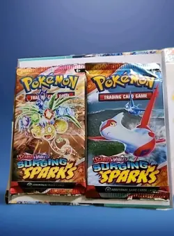 Pokemon TCG Surging Sparks Booster Packs Sealed [x2Packs] NOS SEALED Free Shipp - Image 1