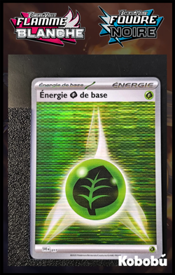 Carte Pokemon Energie Plante SVE FR 017 EV10.5 Holo Stri WHT BLK EV10.5 - Image 1