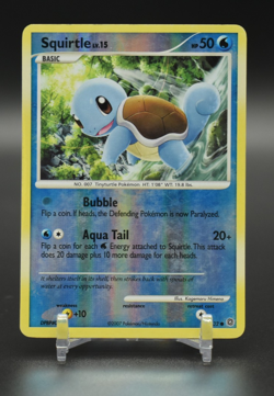 Pokemon TCG Squirtle 112/132 Reverse Holo Diamond and Pearl Secret Wonders - Image 1
