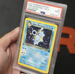 PSA 9 - 1st EDITION 2000 DARK BLASTOISE 3/82 Team Rocket Pokemon WOTC Mint Holo - Image 3
