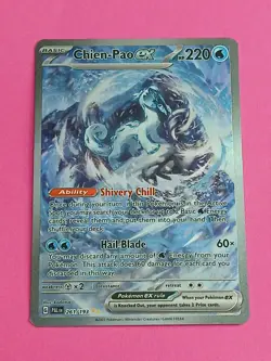 Chien-pao ex Pokemon Paldea Evolved 261/193 Special Illustration Rare - Image 1