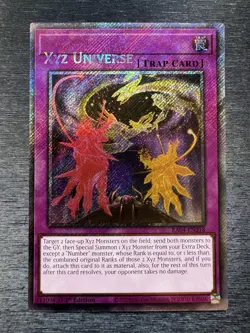 YuGiOh! Xyz Universe RA04 - Error Misprint Name Shift 1st Edition Near Mint - Image 2