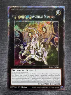 YuGiOh! Stellarknight Constellar Diamond RA04 - Error Misprint Name Shift 1st Ed - Image 2