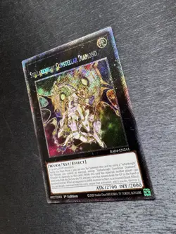 YuGiOh! Stellarknight Constellar Diamond RA04 - Error Misprint Name Shift 1st Ed - Image 4