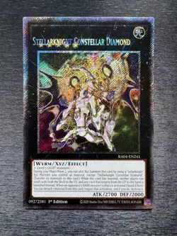 YuGiOh! Stellarknight Constellar Diamond RA04 - Error Misprint Name Shift 1st Ed - Image 2