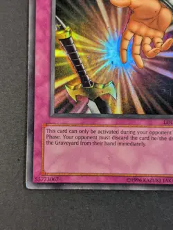 Yugioh TCG - 1x Drop Off - LOD-097 - Vintage Unlimited - Trap - Super Rare LP/MP - Image 5