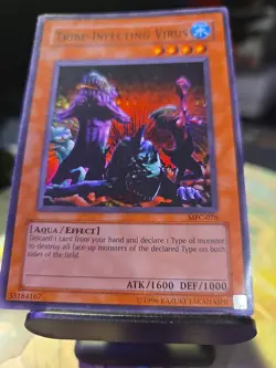 Tribe-Infecting Virus Yugioh MFC-076 Super Rare Holo Mp - Image 3