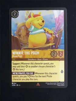 Winnie The Pooh Hunny Pirate 3/204 Foil - Lorcana Card #26C - Image 2