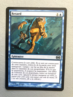 Mtg Carte Magic Future Sight Delay Retard French LP - Image 1