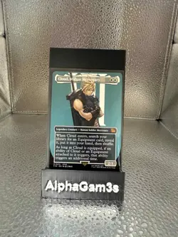 MTG Final Fantasy English Cloud, Midgar Mercenary Borderless 0375 Non-Foil - Image 1