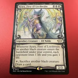 Ayara, First of Locthwain R 0013 March Of The Machine Rare MTG Card NM - Image 1