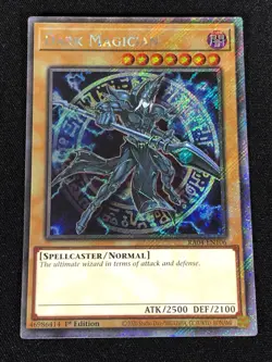 Yugioh Dark Magician RA04-EN106 1st Platinum Secret (NM) - Image 1