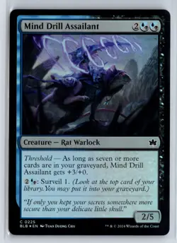 FOIL Mind Drill Assailant Bloomburrow - MTG Magic the Gathering Card - Image 1