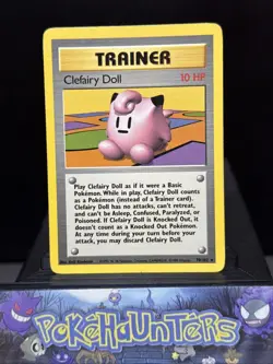 Pokemon Card Clefairy Doll 70/102 Rare Base Set Trainer WOTC Played - Image 1