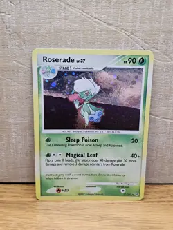 Roserade 17/132 Secret Wonders Holo Rare Pokemon Card TCG - Image 1