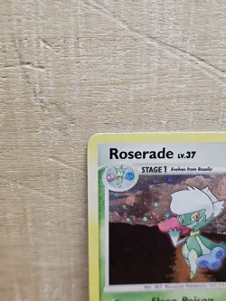 Roserade 17/132 Secret Wonders Holo Rare Pokemon Card TCG - Image 3