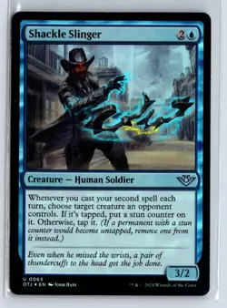 FOIL Shackle Slinger Outlaws of Thunder Junction - MTG Magic the Gathering Card - Image 1
