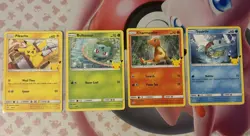 McDonalds 25th Anniversary Promo Pokemon Card Non-Holo Bundle - 2021 Near Mint - Image 1