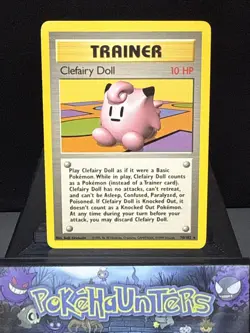 Pokemon Card Clefairy Doll 70/102 Rare Base Set Trainer WOTC Light Play - Image 1