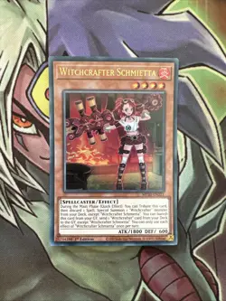 MP20-EN221 Witchcrafter Schmietta Ultra Rare 1st Edition NM Yugioh Card - Image 1