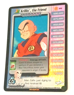 *Holo Foil* Krillin The Friend 89 Uncommon DBZ CCG Dragon Ball Z TCG Card Score - Image 1