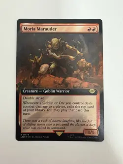 Moria Marauder Surge Foil Borderless MTG Magic the Gathering Card NM Mint LTR - Image 1