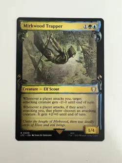 Mirkwood Trapper Showcase Scroll MTG Magic the Gathering Card NM Near Mint LTR - Image 1