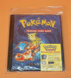 1999 POKEMON TCG Collector's Card Album Charizard / Pikachu cover art BRAND NEW 742818083201 - Image 1