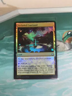 Secluded Courtyard - 267 - Foil - FDN - NM - MTG Magic the Gathering - Image 1